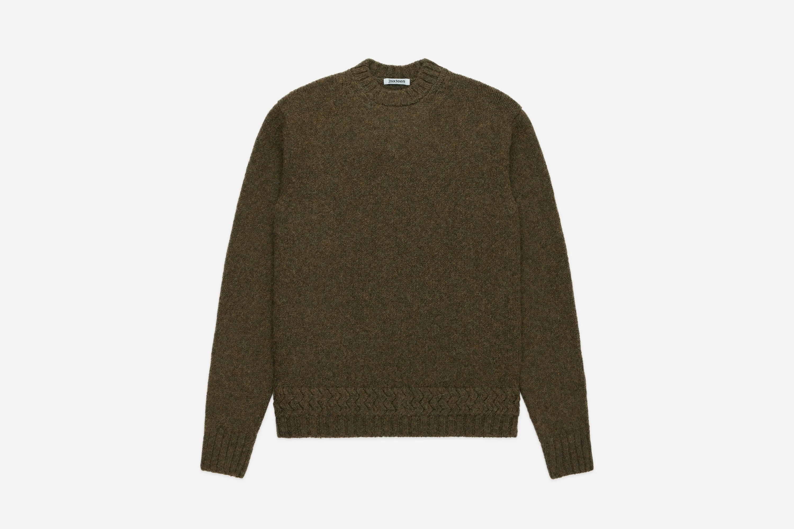 Alpaca Crewneck ~ Forest