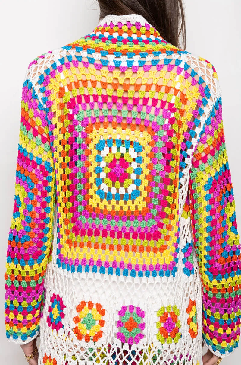 ARUBA CROCHET CARDIGAN