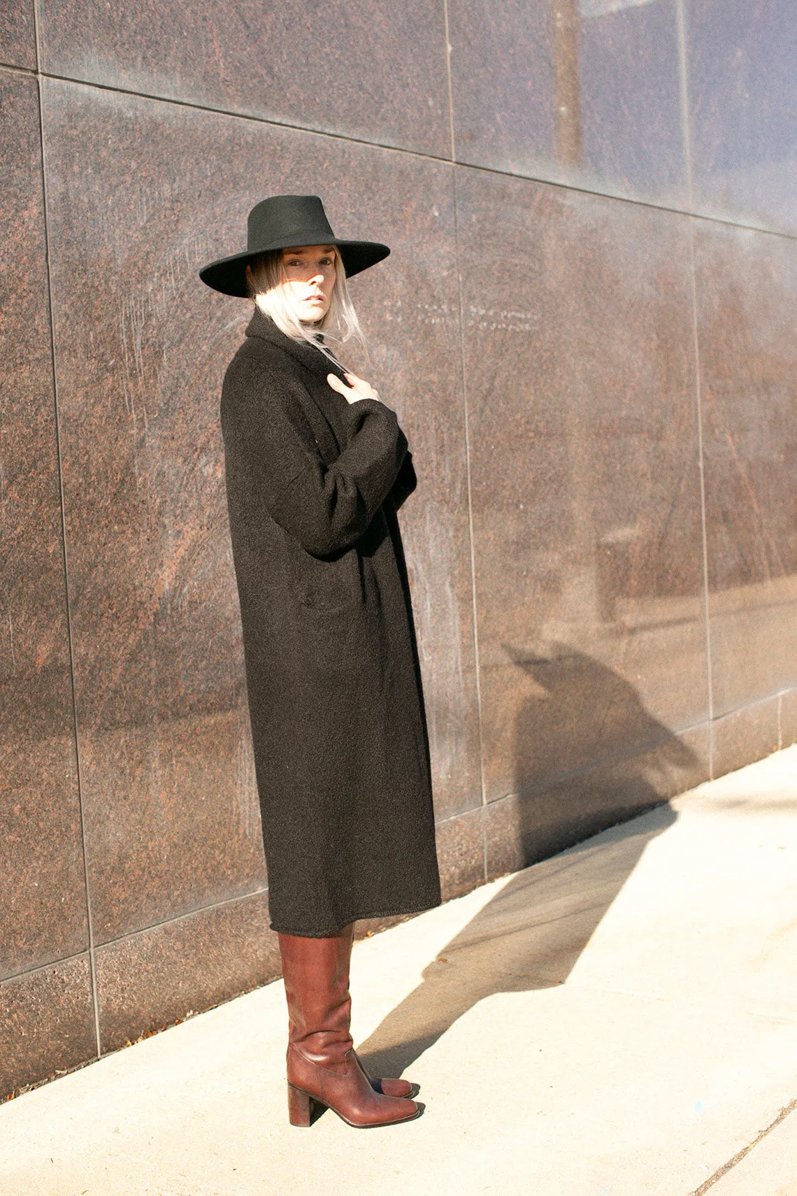 Black Long Shawl