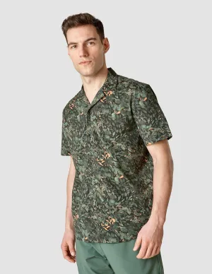 Bowling Short Sleeve Shirt Forest Night