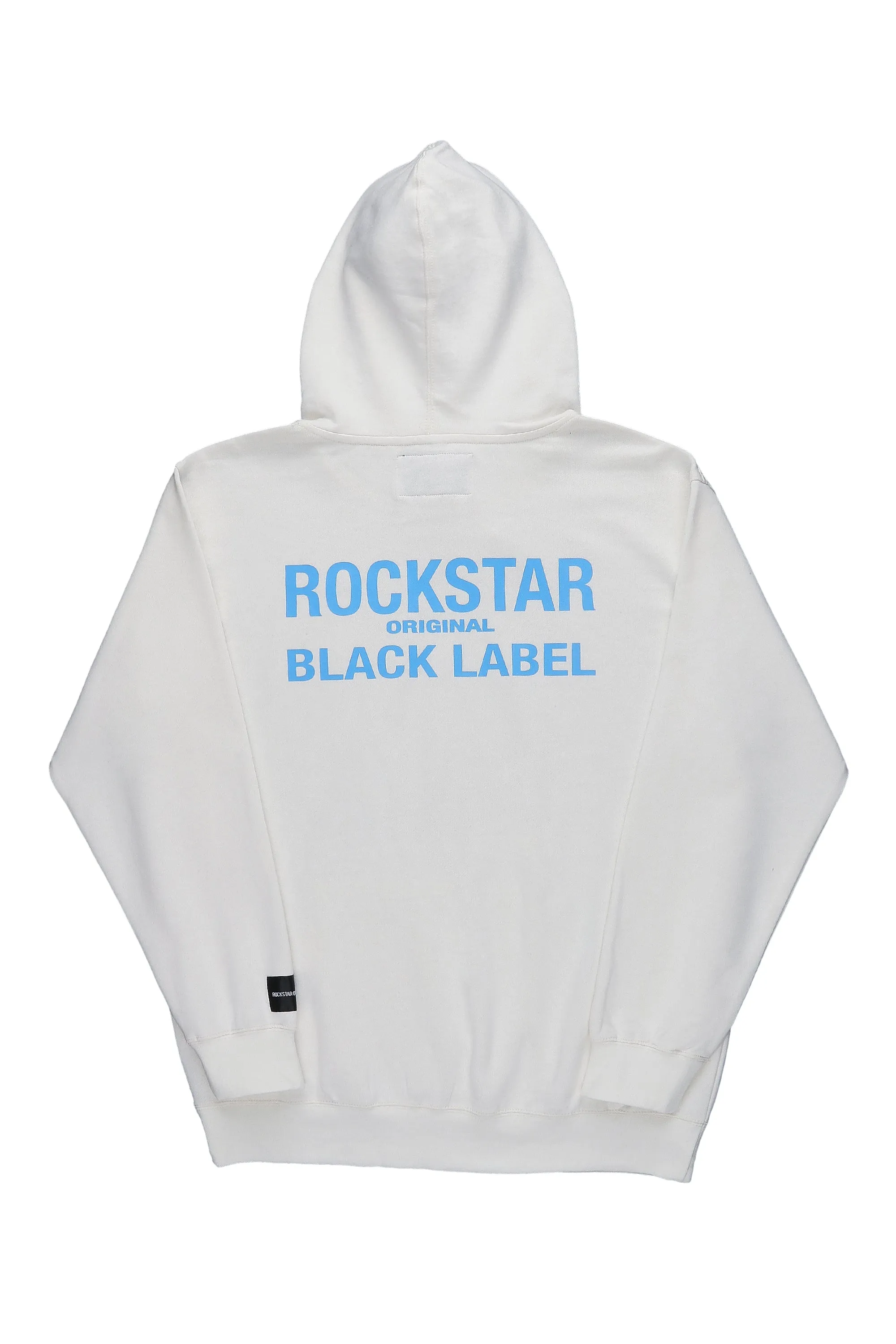 Cassian White Graphic Hoodie