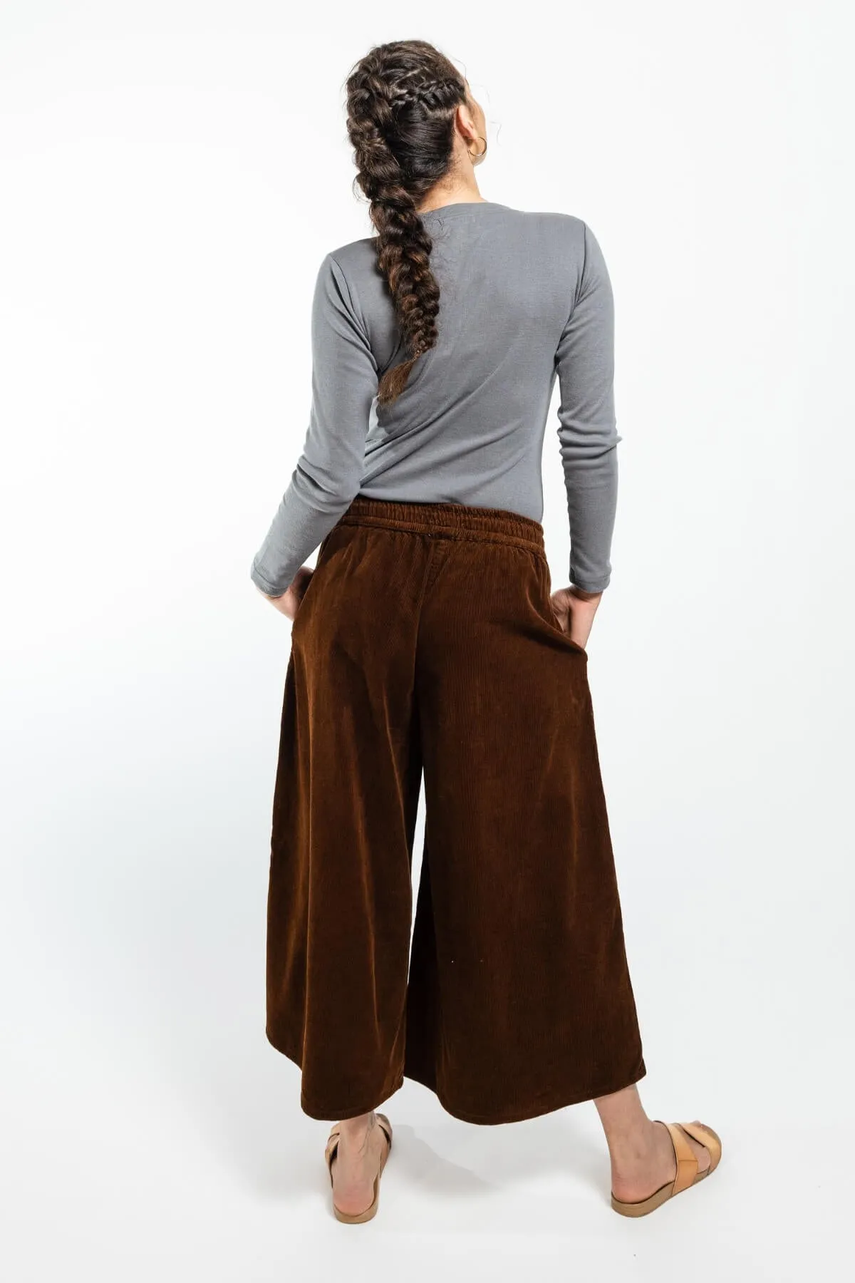 Corduroy Pants - Walnut