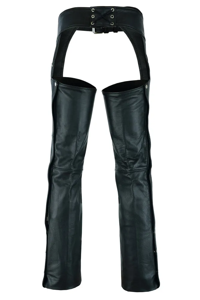 DS Tall Classic Leather Chaps with Jeans Pockets