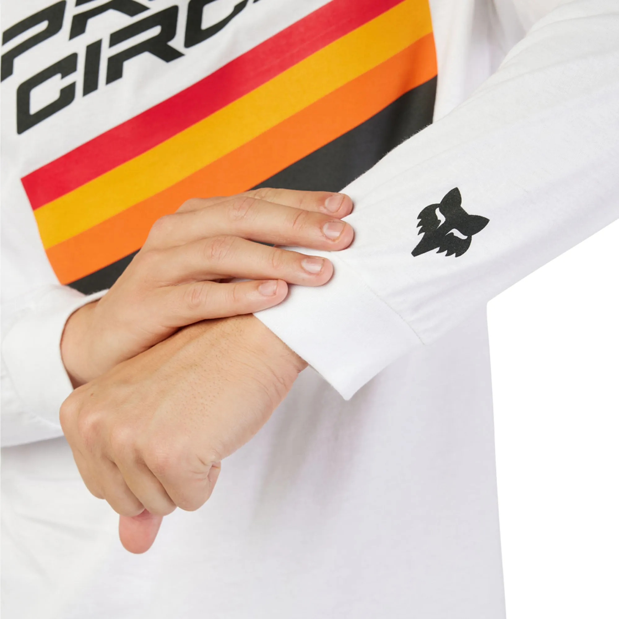 Fox Racing Pro Circuit LS Prem T-Shirt Optic White