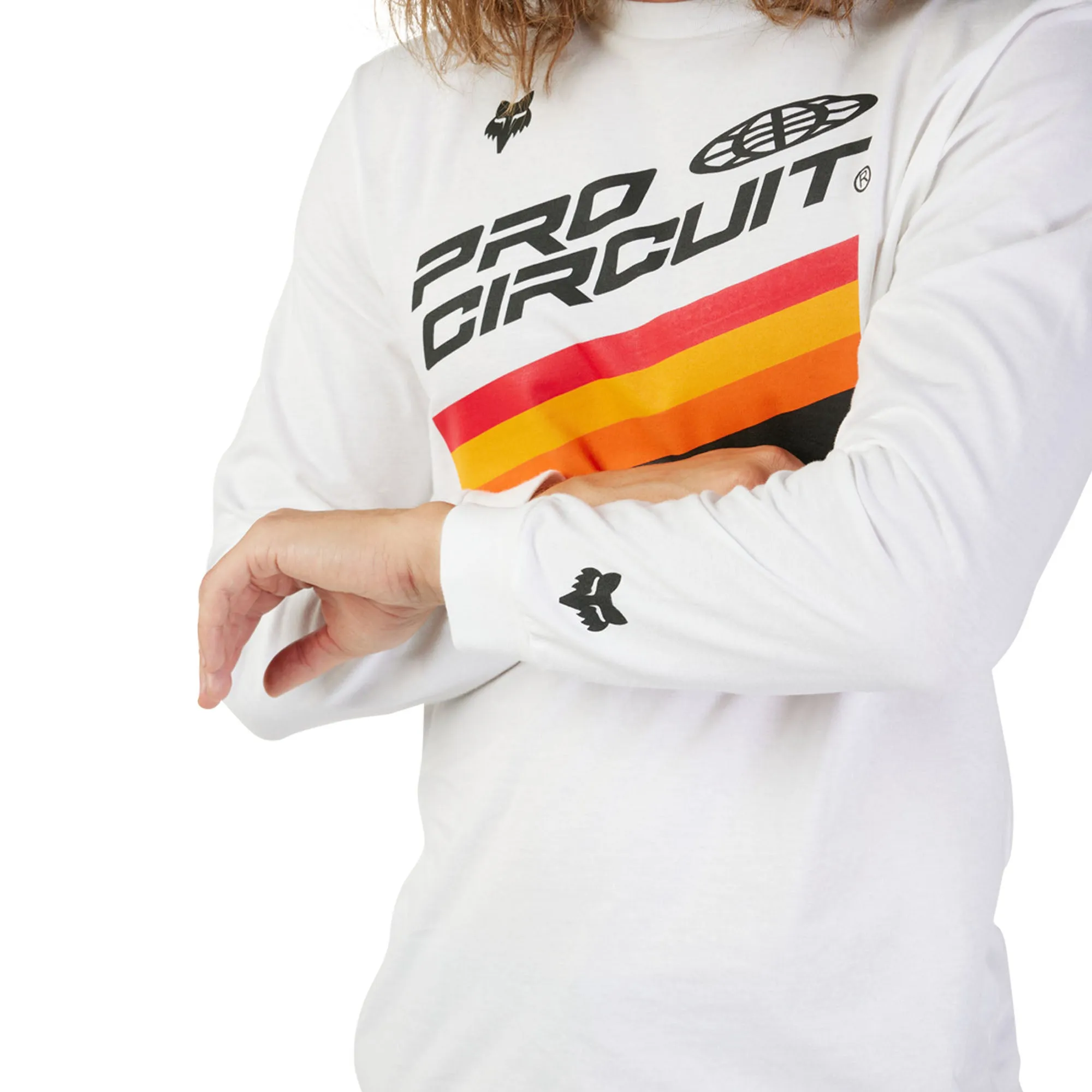 Fox Racing Pro Circuit LS Prem T-Shirt Optic White