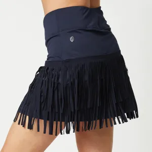 GGblue Womens Fringe 18 inch Skort - NAVY