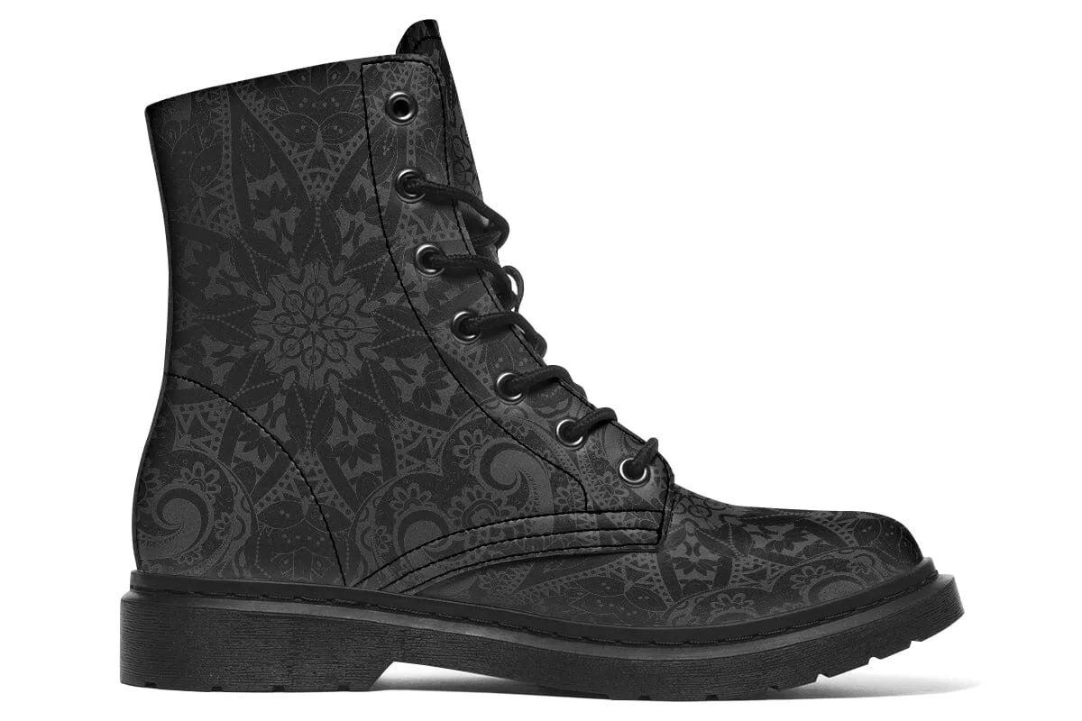 Ghost Mandala Combat Boots