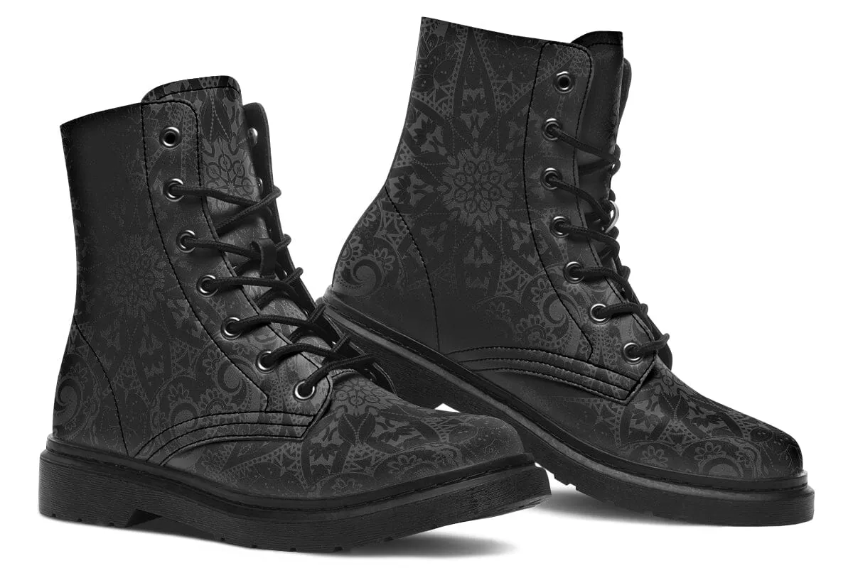 Ghost Mandala Combat Boots