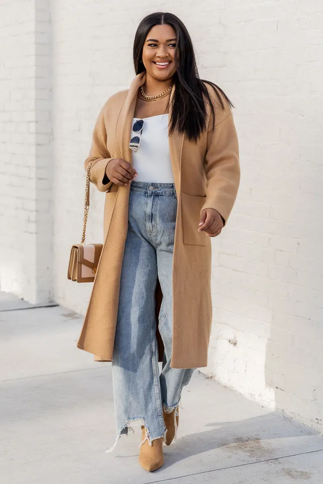 Go Where You Choose Tan Long Cardigan FINAL SALE