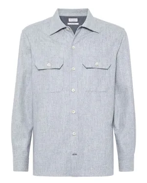 Grigio Perla Flannel Sportshirt