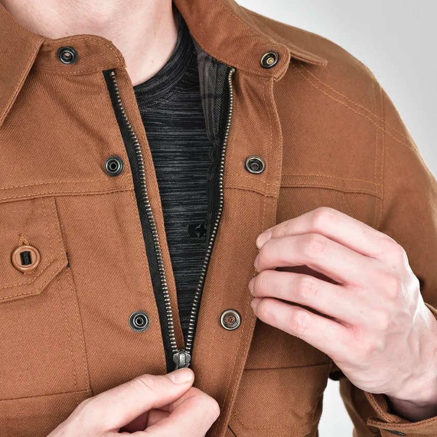 Heist Tan AAA Riding Jacket by Oxford