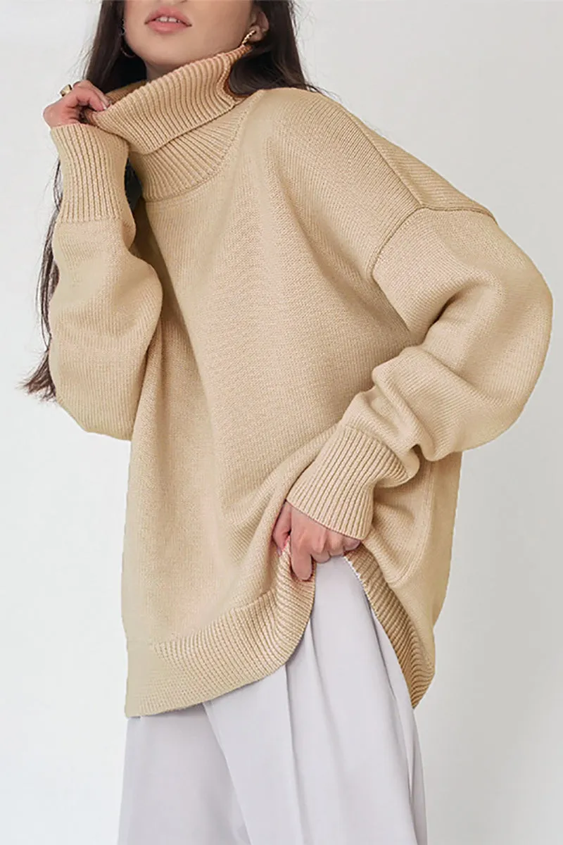 HUR1386 Luxe Turtleneck Sweater