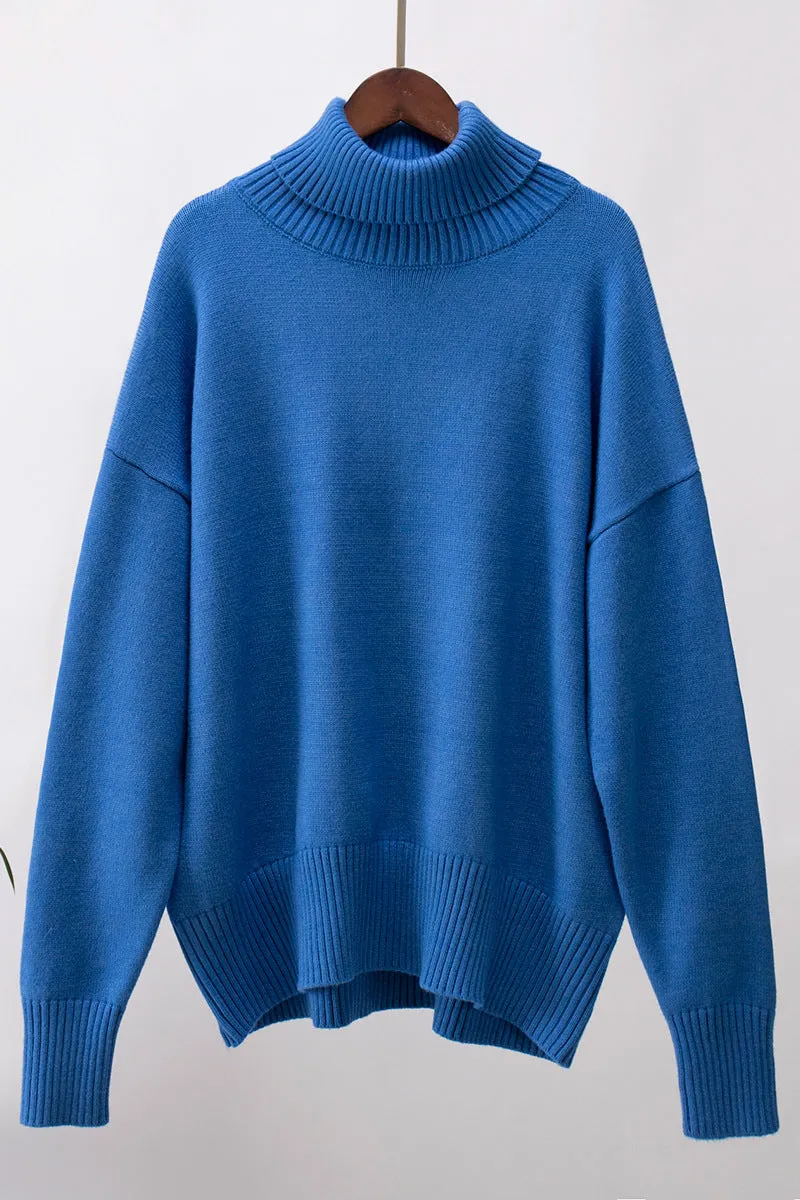 HUR1386 Luxe Turtleneck Sweater