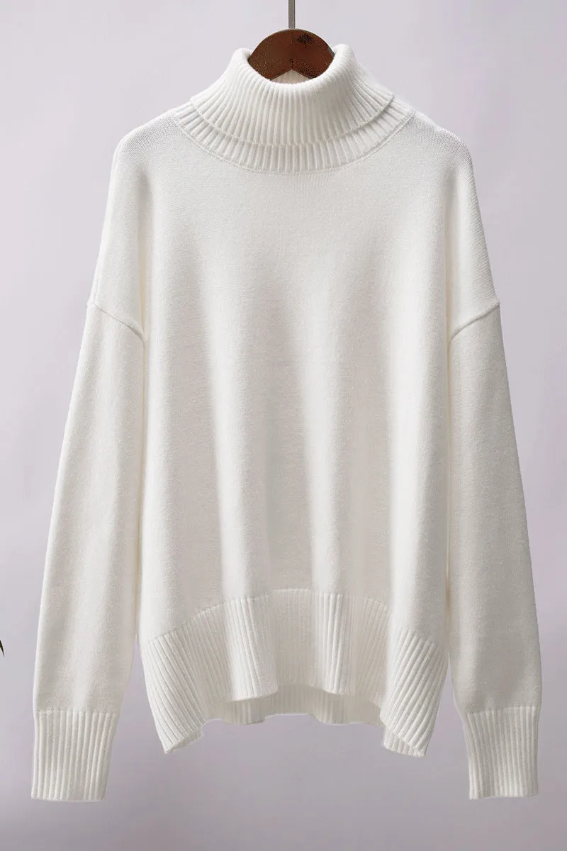 HUR1386 Luxe Turtleneck Sweater