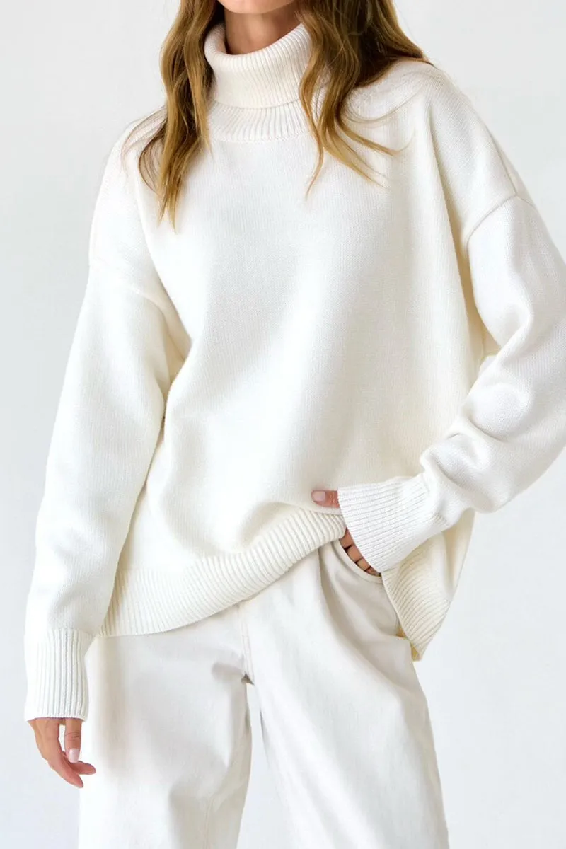 HUR1386 Luxe Turtleneck Sweater