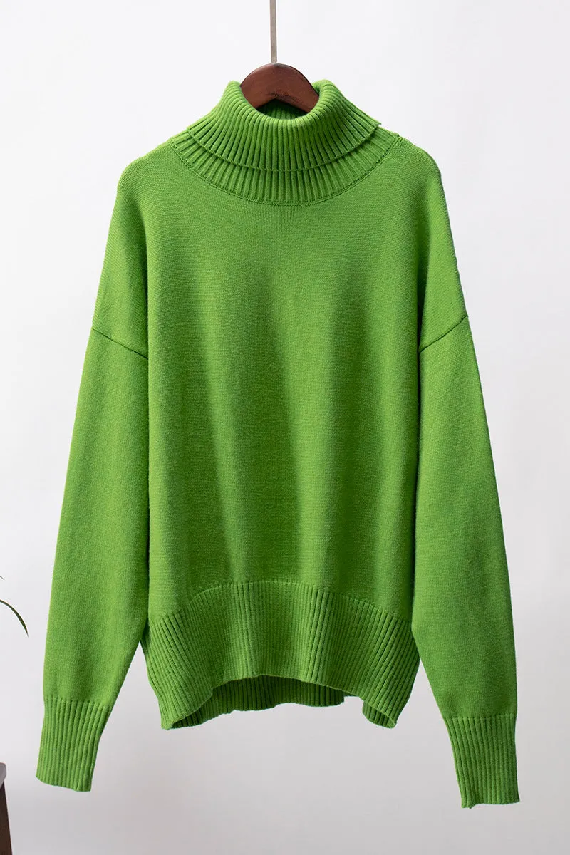 HUR1386 Luxe Turtleneck Sweater