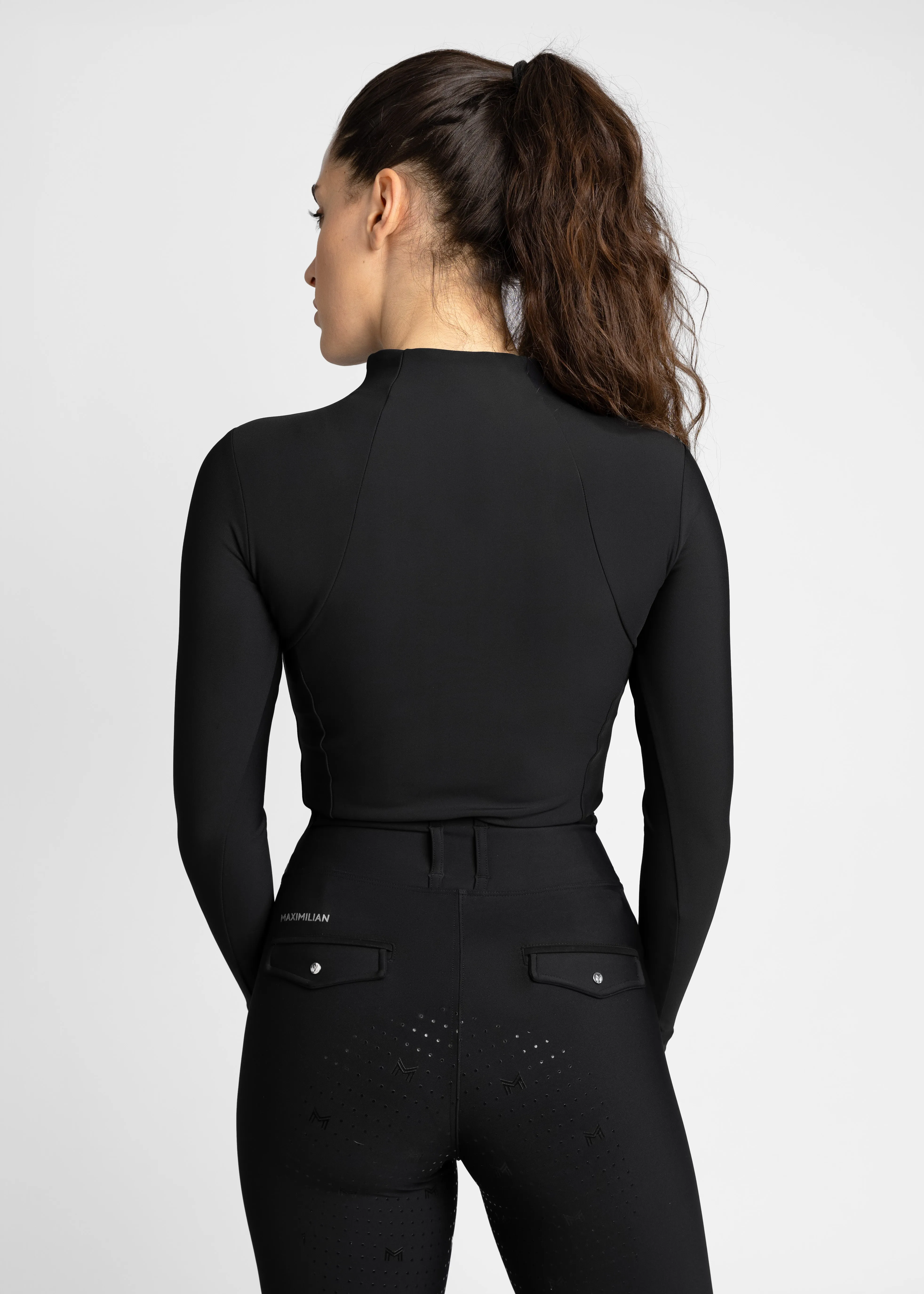 Long Sleeve Base Layer (Black/Silver)