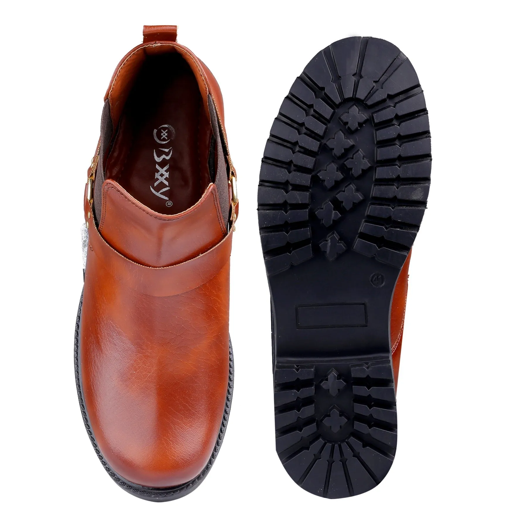 Men's Ankle Slip-on Boots for All Seasons