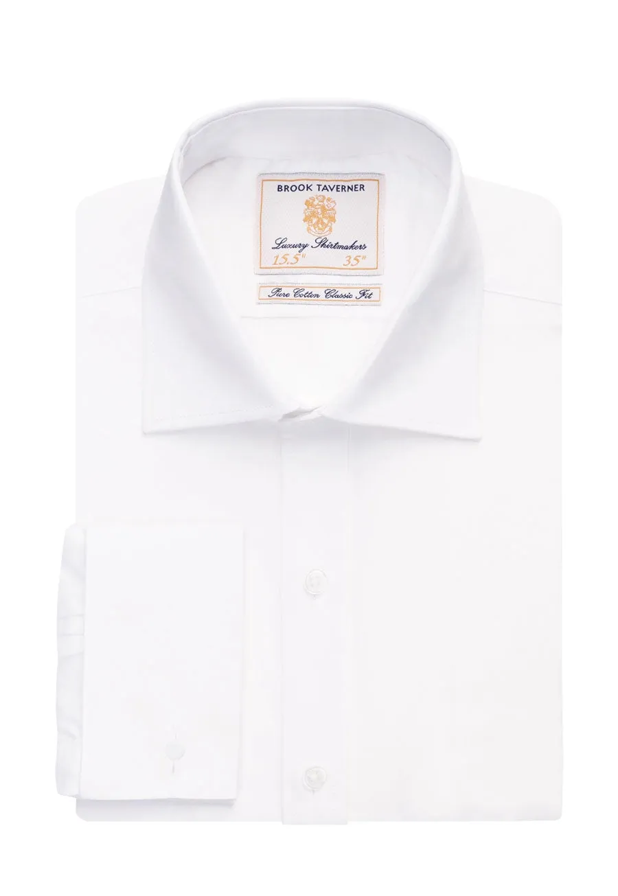 Men's Long Sleeve Classic Fit Shirt Cotton Poplin - Chester