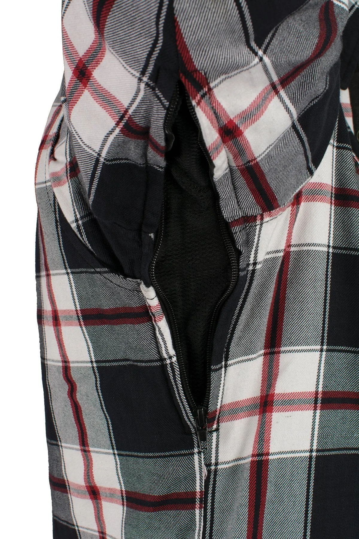 Milwaukee Performance-MPM1635-Men's Armored Flannel Biker Shirt w/ Aramid® by DuPont™ Fibers