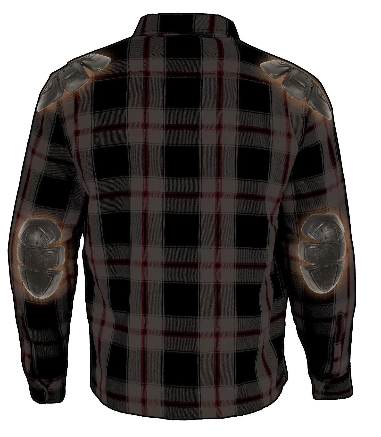 Milwaukee Performance-MPM1635-Men's Armored Flannel Biker Shirt w/ Aramid® by DuPont™ Fibers