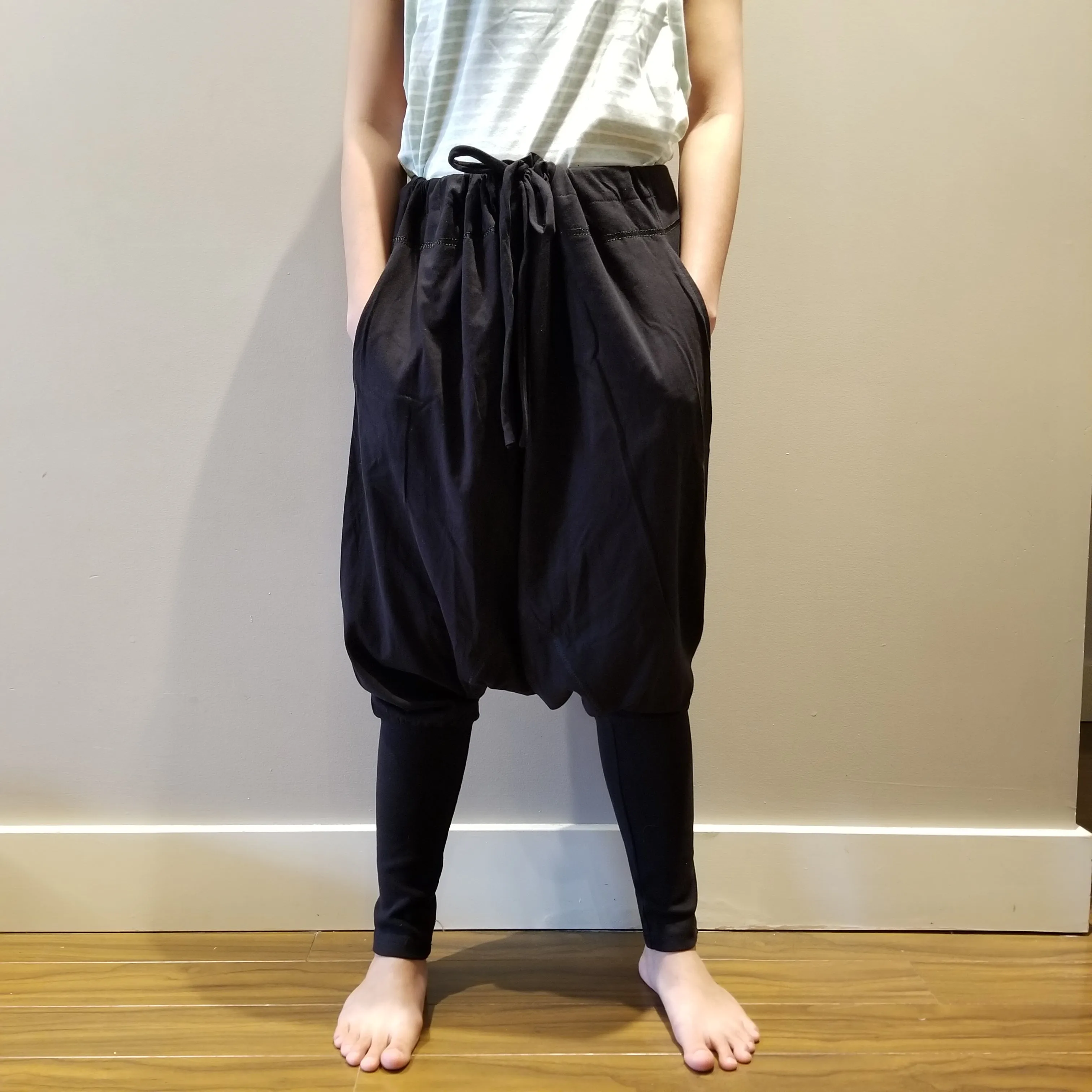 Modern Style Drawstrings Ninja Pants 060 26"-42"