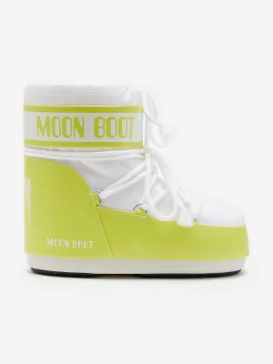 Moon Boot Boys Icon Low Boots in Green