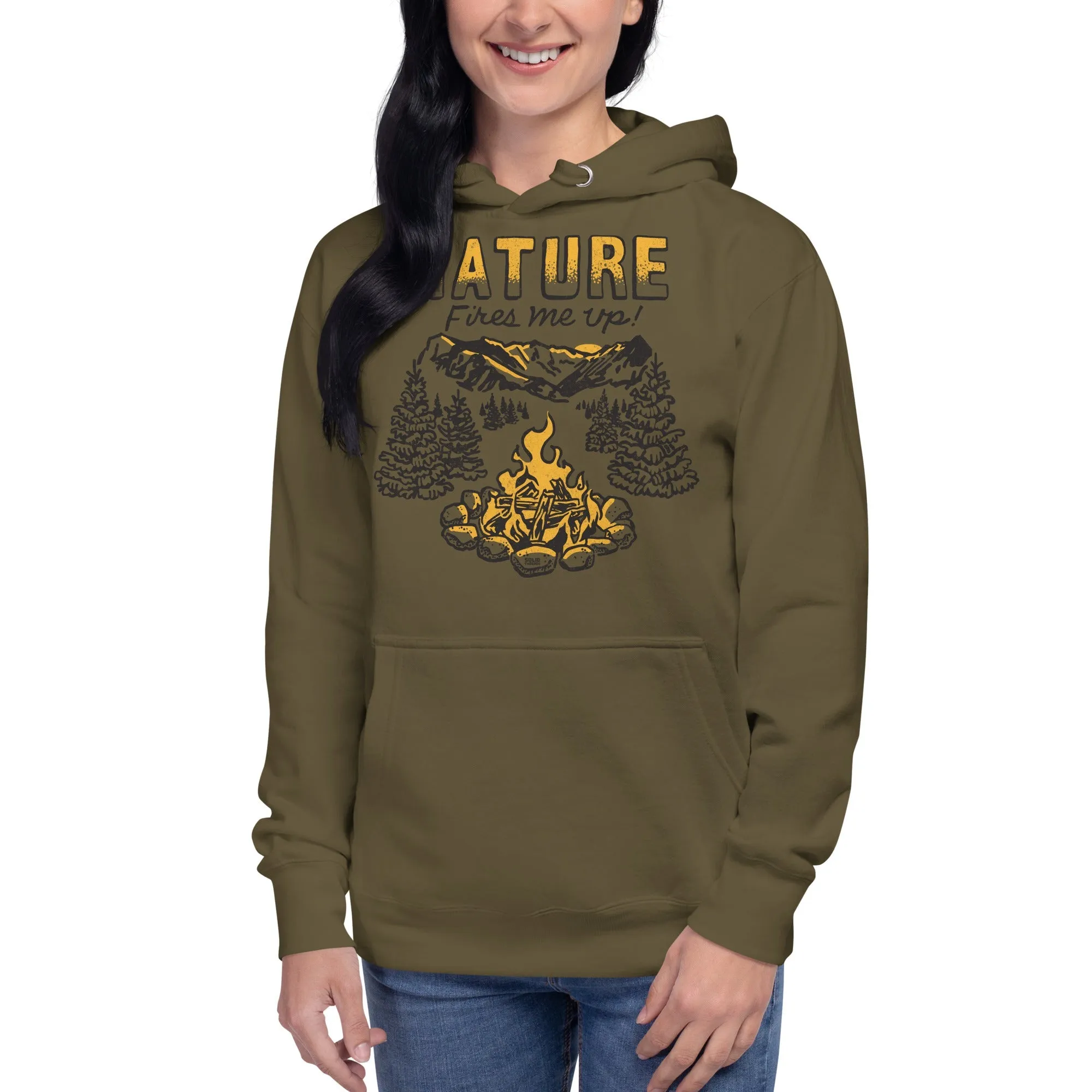 Nature Fires Me Up Classic Fleece Pullover Hoodie