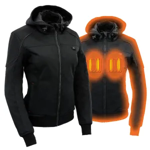 Nexgen Heat MPL2761SET Women's Black 'Heated' Soft Shell Racing Style