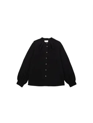 NORAH SUE Ruffles Collar Blouse