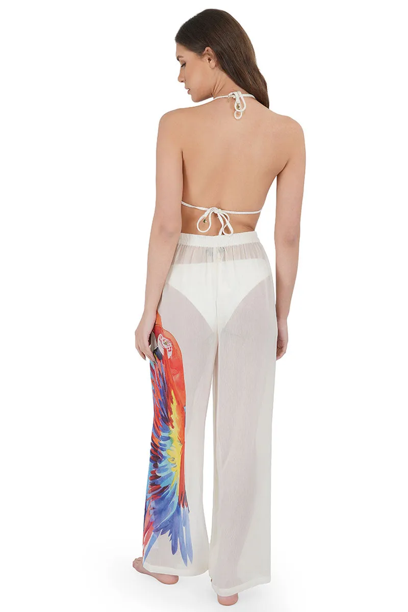 Parrot in Paradise Beach Cover Up Pants