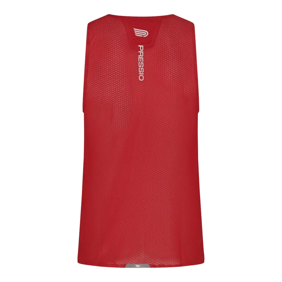 Pressio Men's Elite Singlet Flame Red SS24