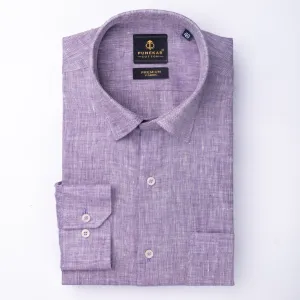 Purple Color Prime Linen Shirt For Men