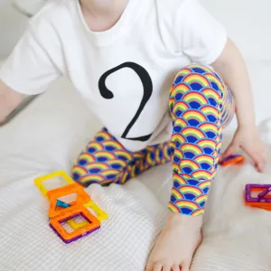 Retro Rainbow Leggings