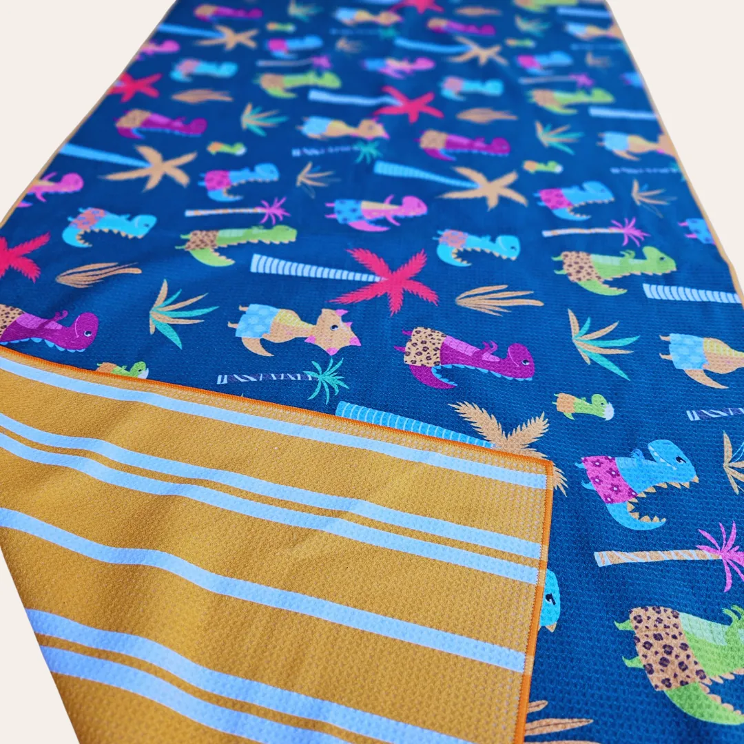 Schmik Sand Free Towel Dinosaur Print