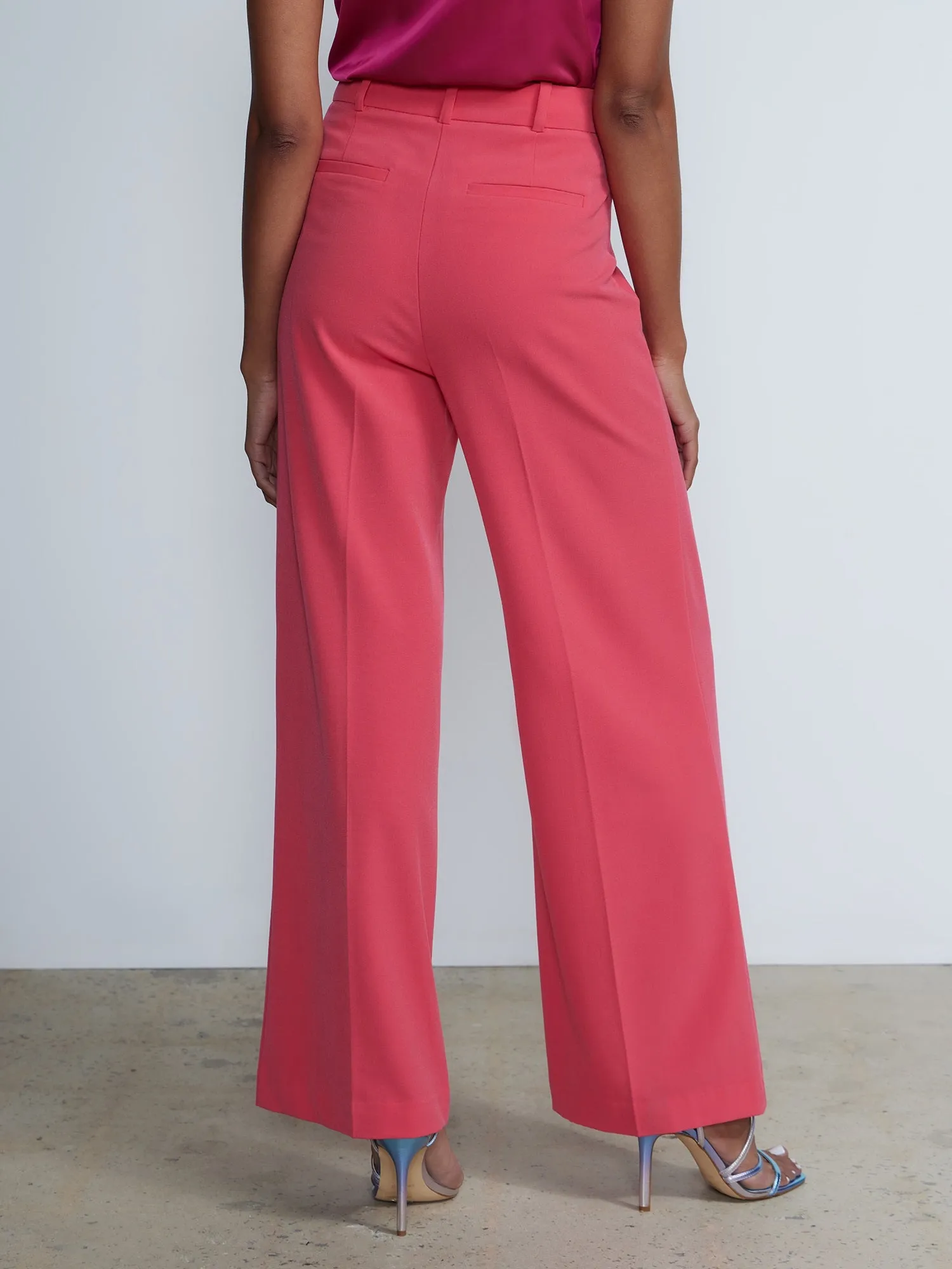 Tall High Rise Wide Leg Pant