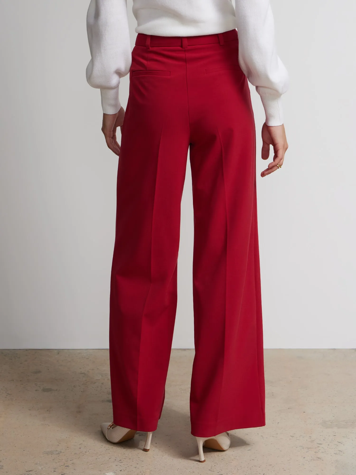 Tall High Rise Wide Leg Pant