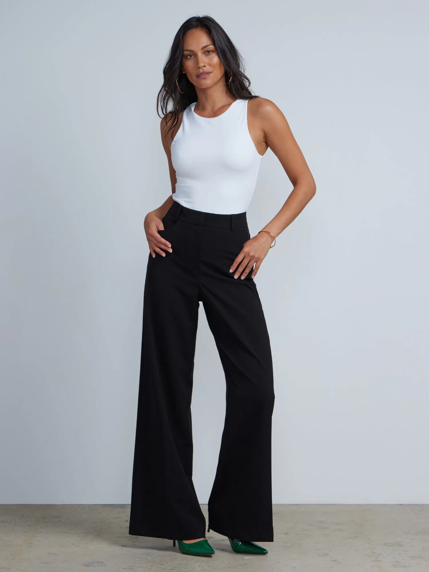 Tall High Rise Wide Leg Pant