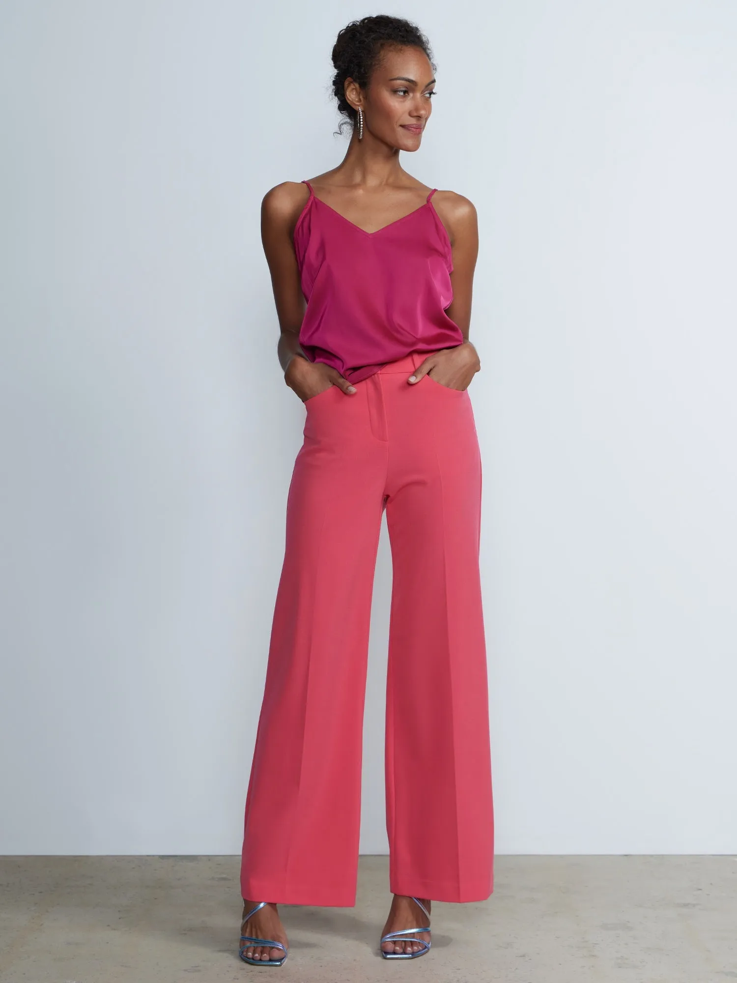 Tall High Rise Wide Leg Pant