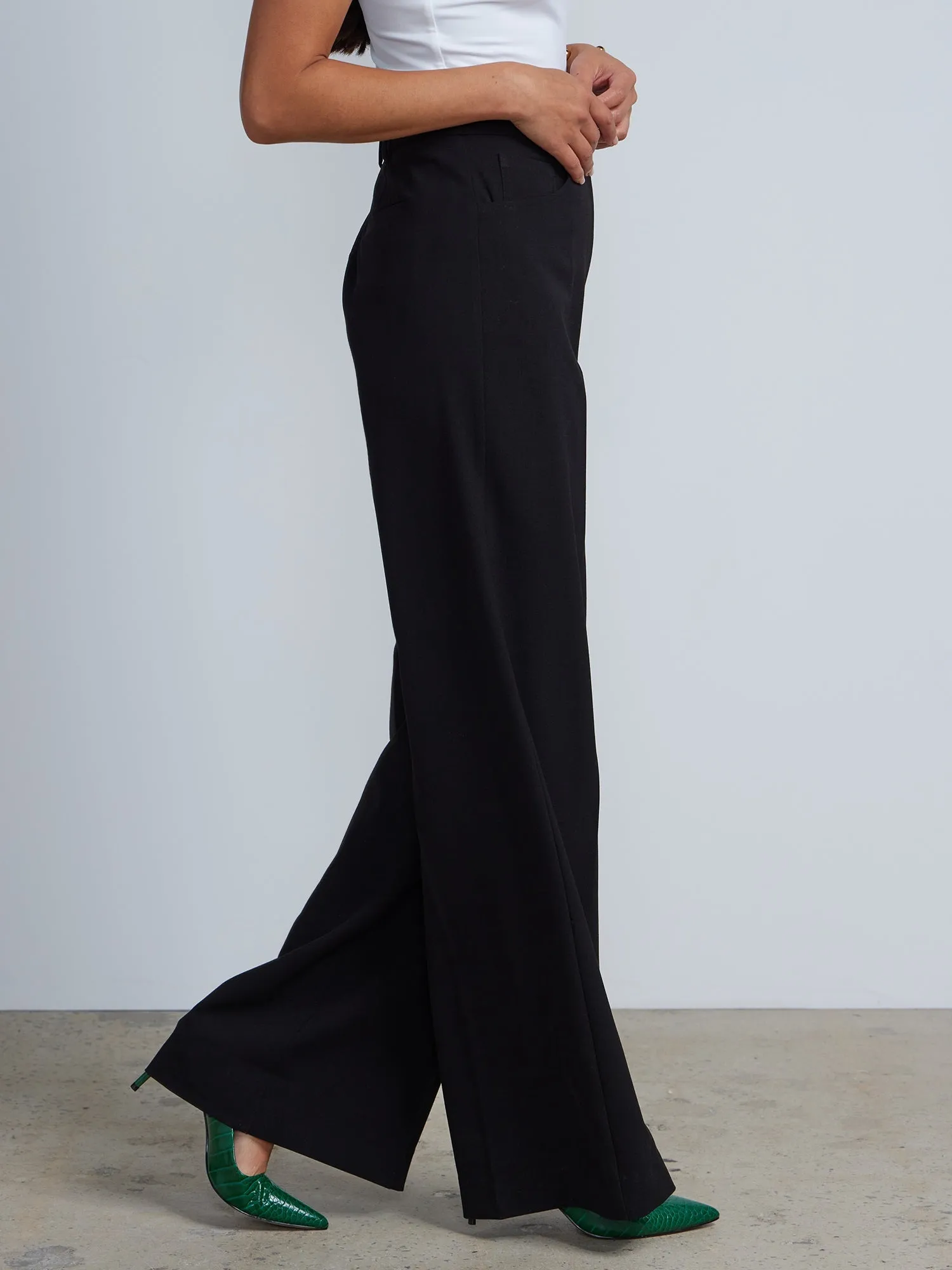 Tall High Rise Wide Leg Pant