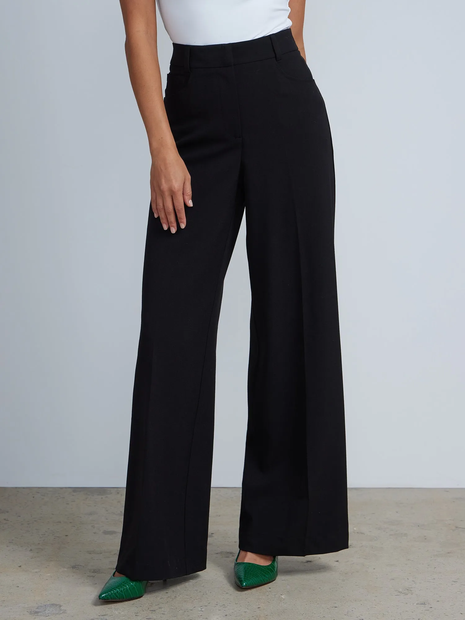 Tall High Rise Wide Leg Pant