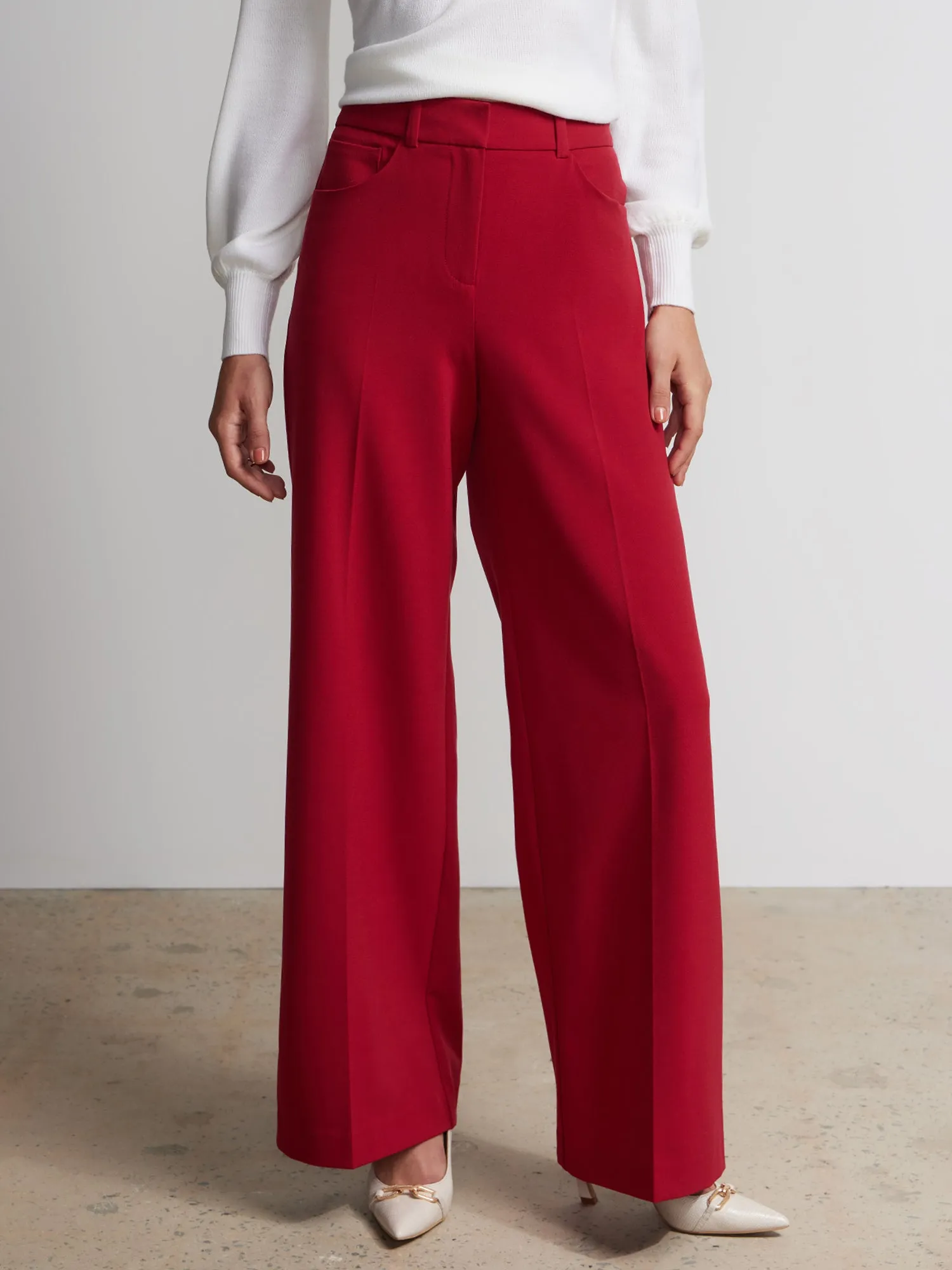 Tall High Rise Wide Leg Pant