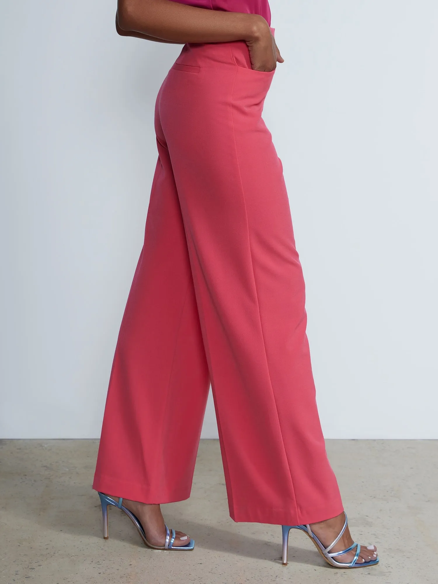 Tall High Rise Wide Leg Pant