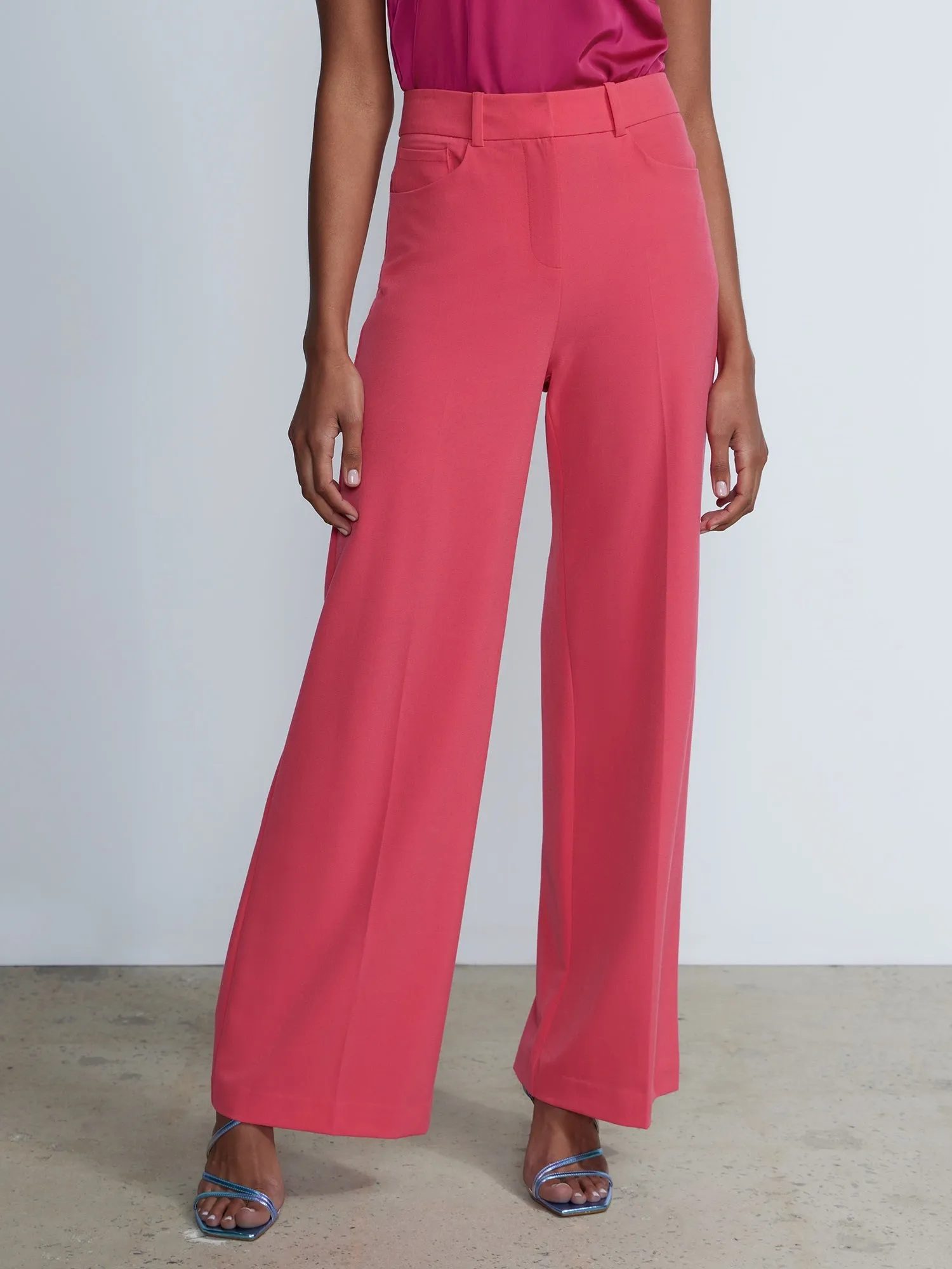 Tall High Rise Wide Leg Pant