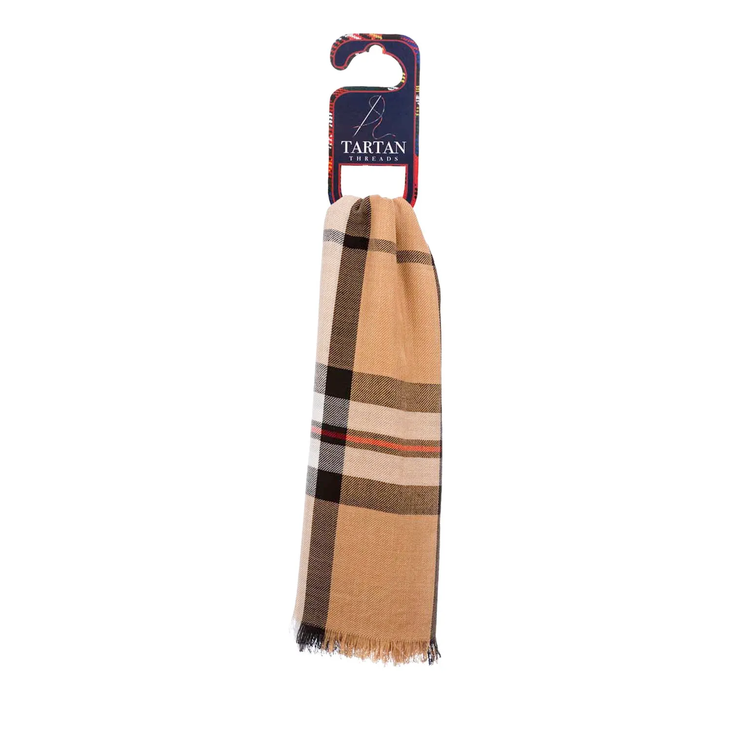 Tartan Stole  Thomson Camel