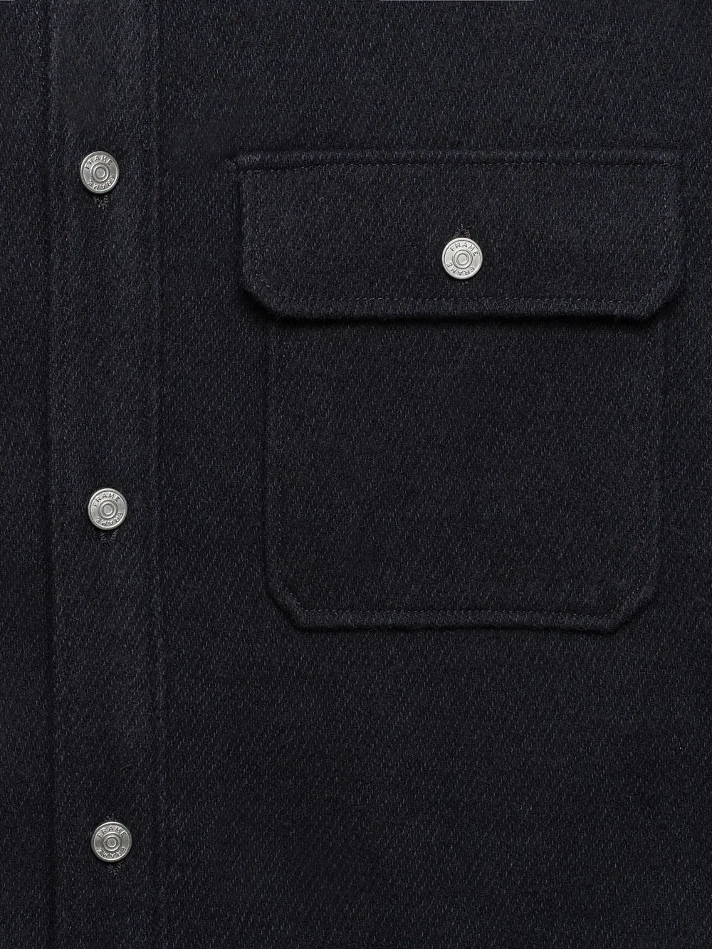 Textured Overshirt Jacket -- Dark Navy