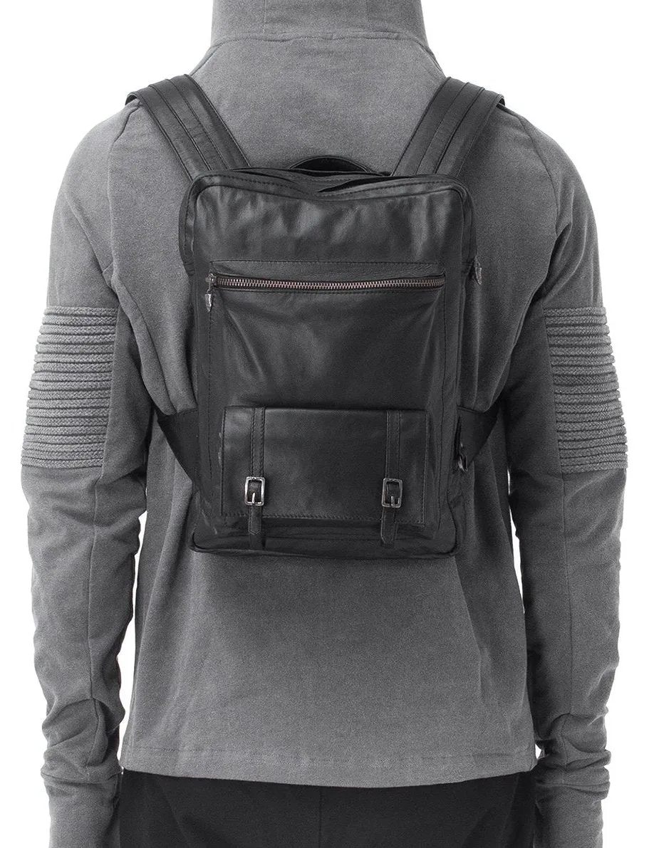 Triple claw back pack - All Leather