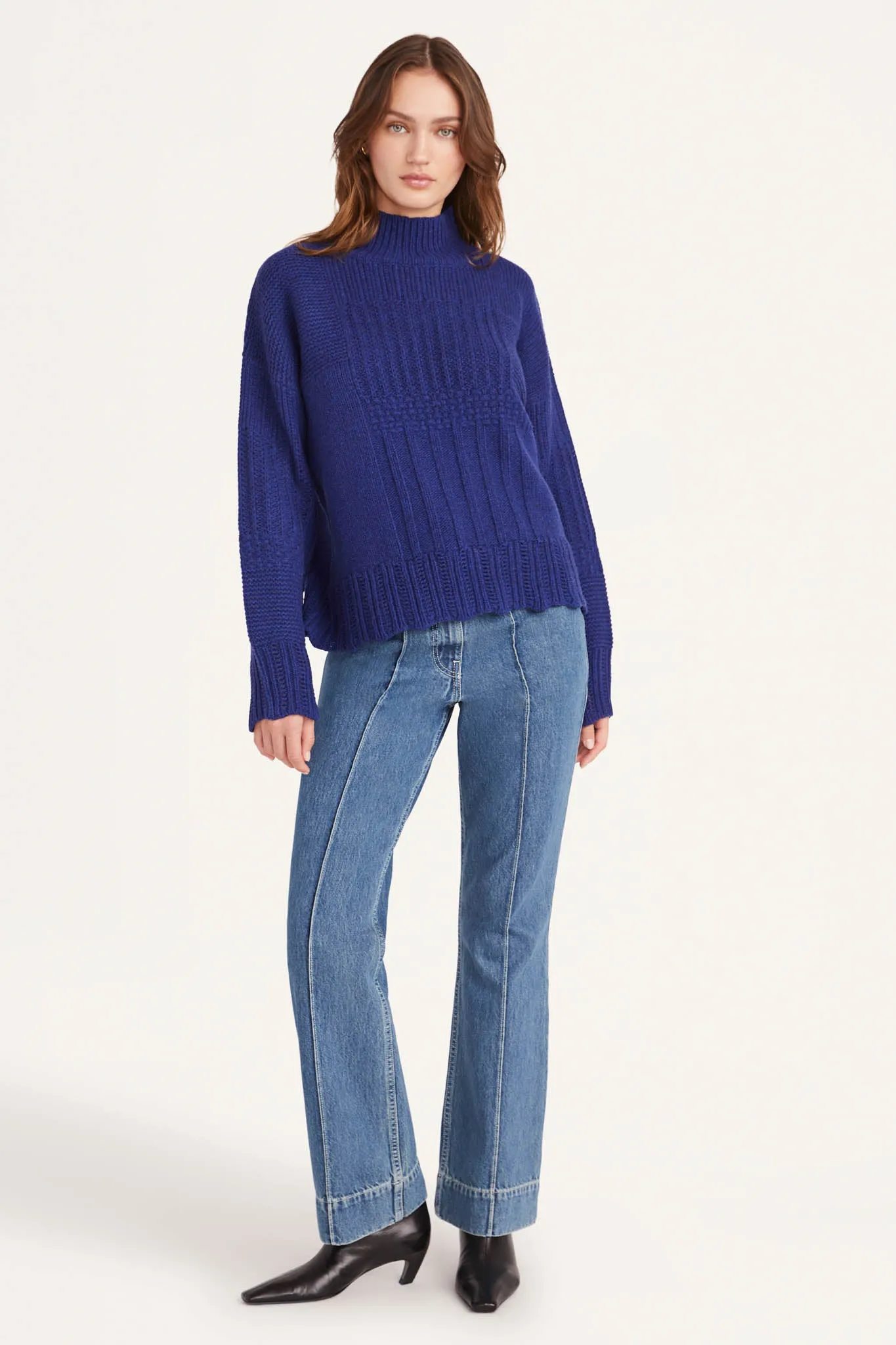 Valais Sweater in Cobalt