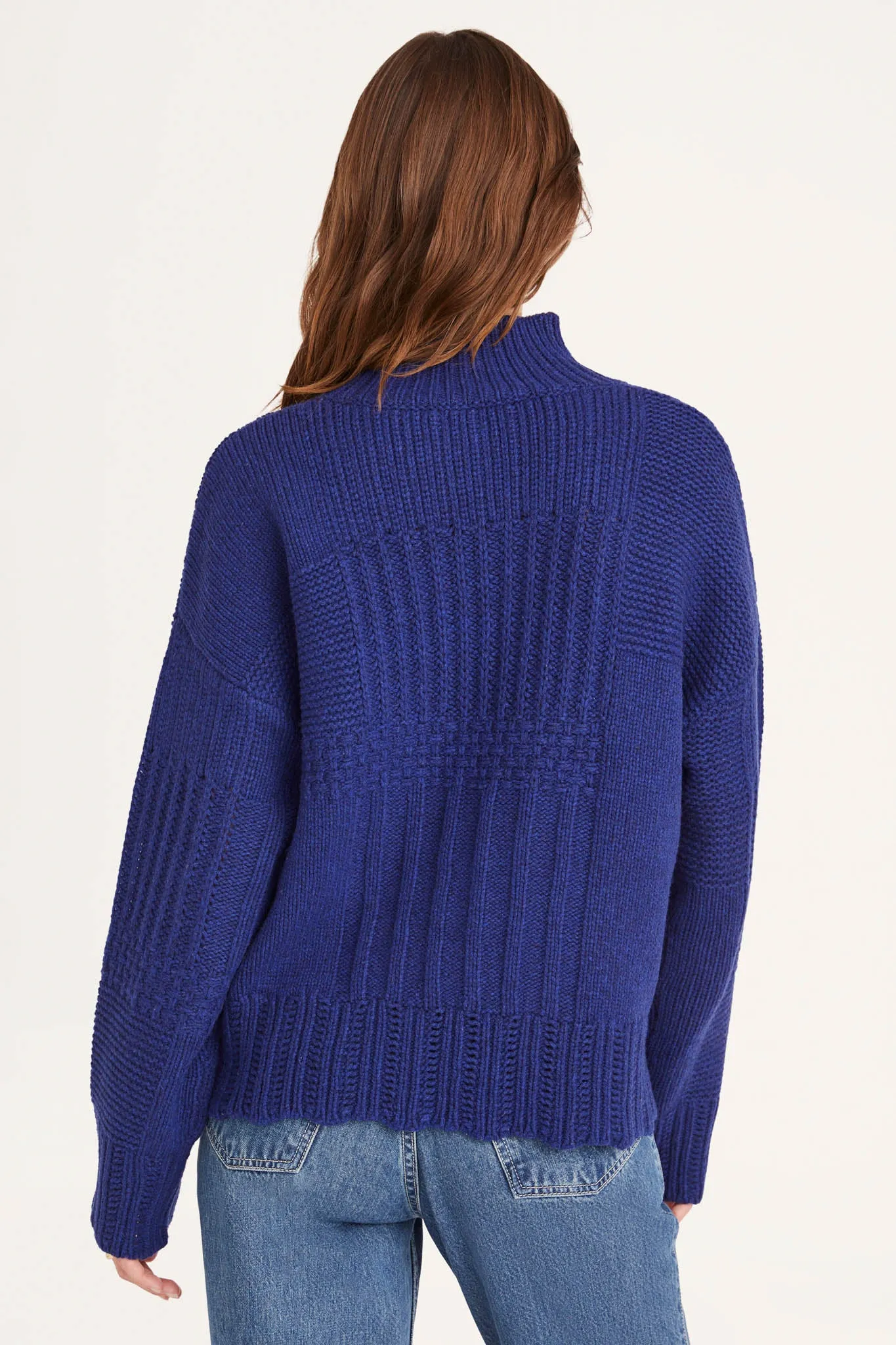 Valais Sweater in Cobalt