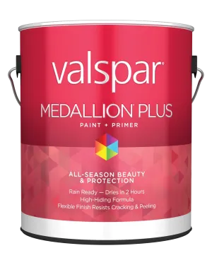 Valspar® Medallion® Plus Exterior Paint   Primer Satin 1 Gallon Pastel Base (1 Gallon, Pastel Base)